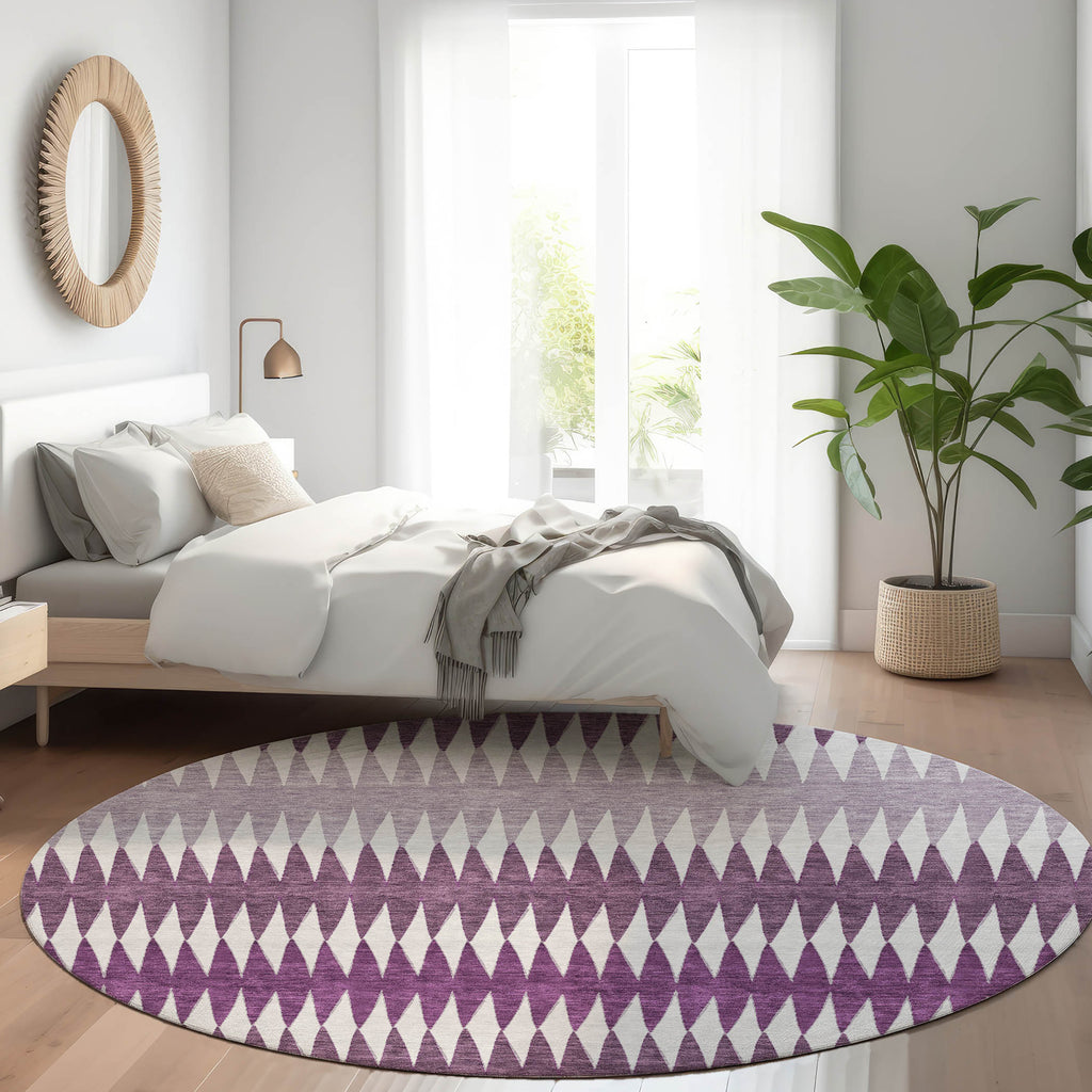 addison chantille acn867 purple rug