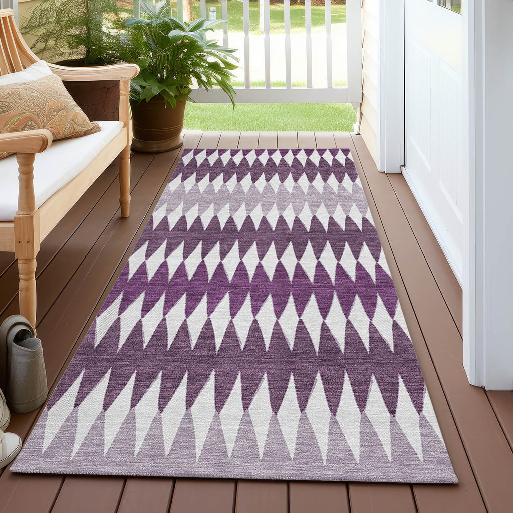 addison chantille acn867 purple rug