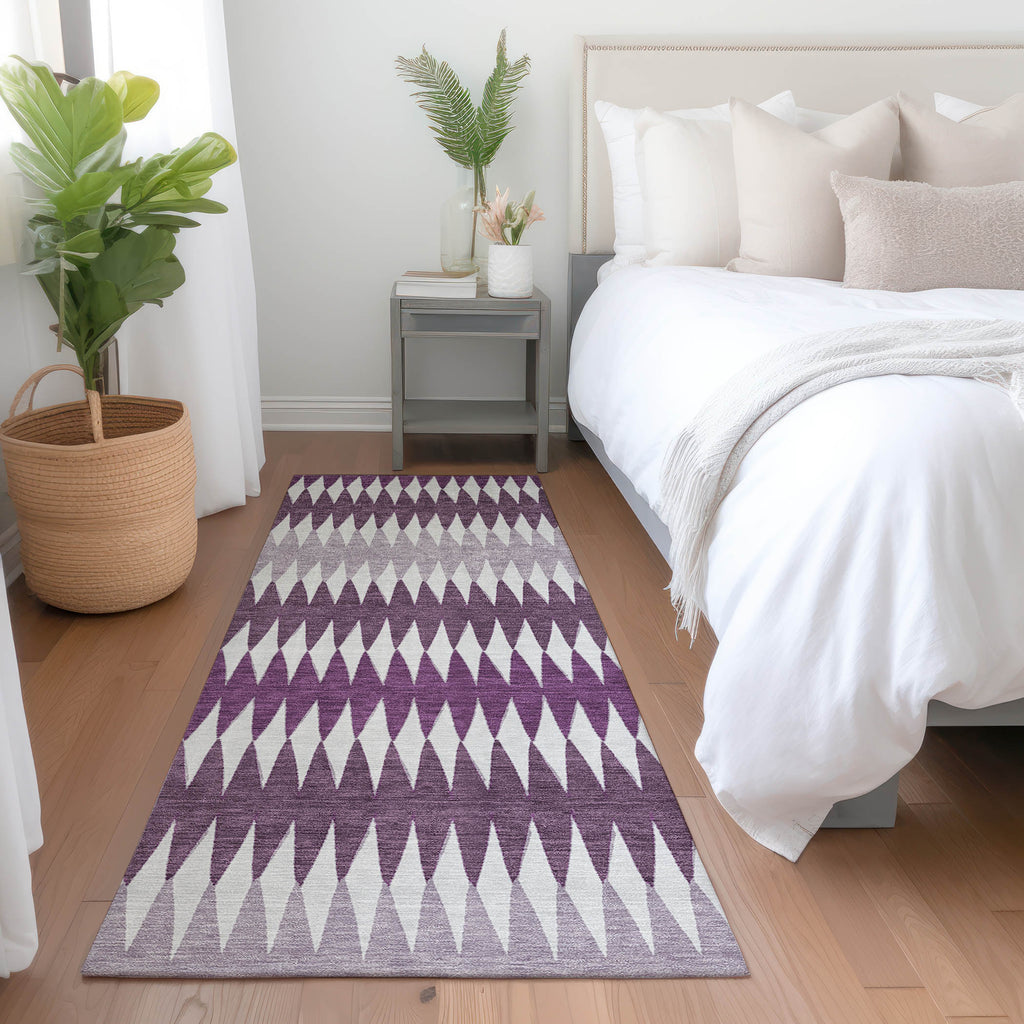 addison chantille acn867 purple rug