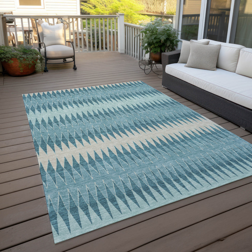 addison chantille acn867 teal rug