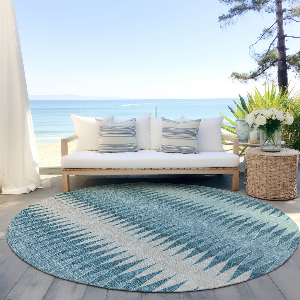addison chantille acn867 teal rug