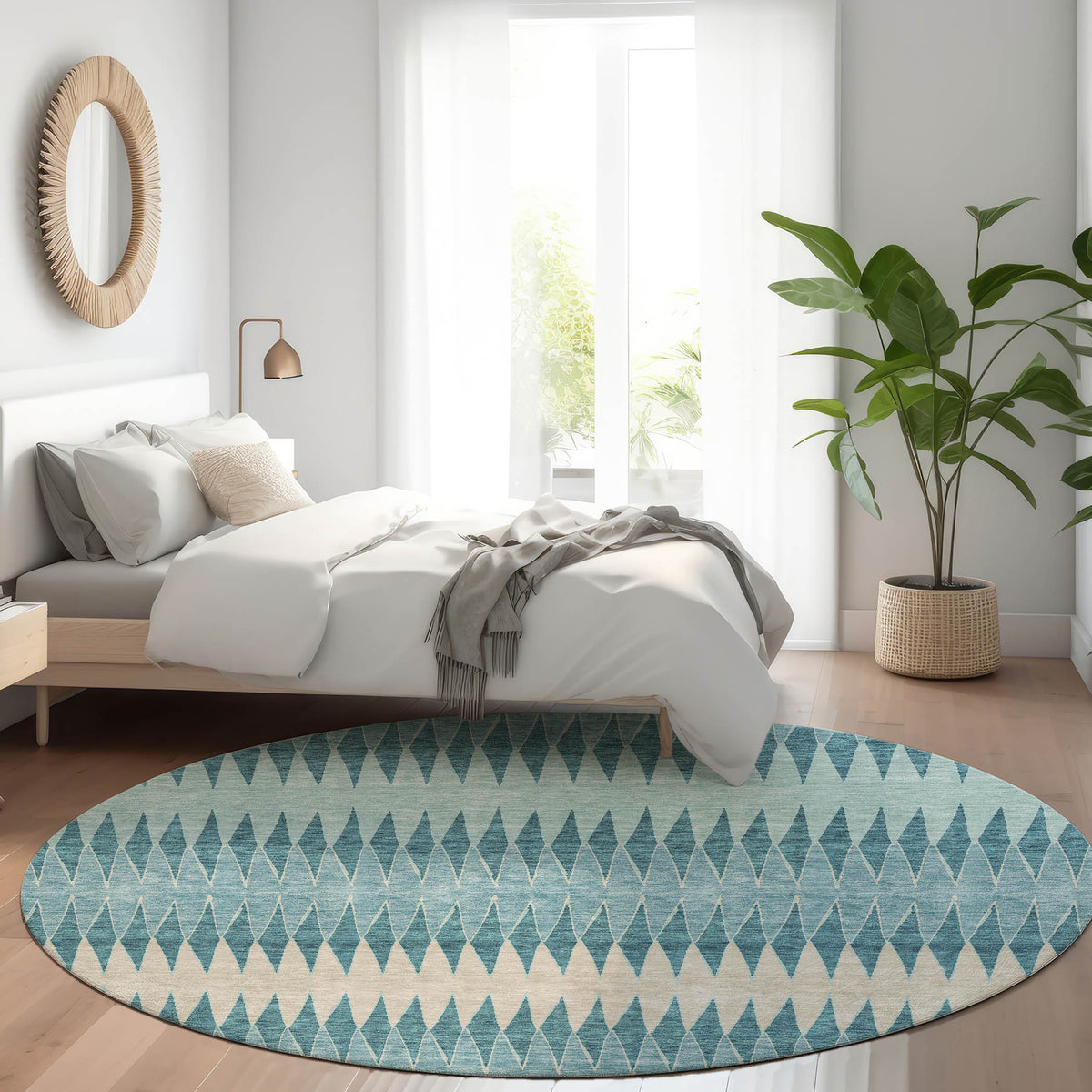 addison chantille acn867 teal rug