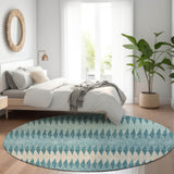 addison chantille acn867 teal rug