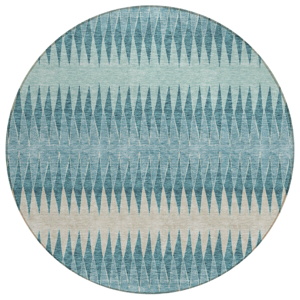 addison chantille acn867 teal rug