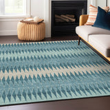addison chantille acn867 teal rug