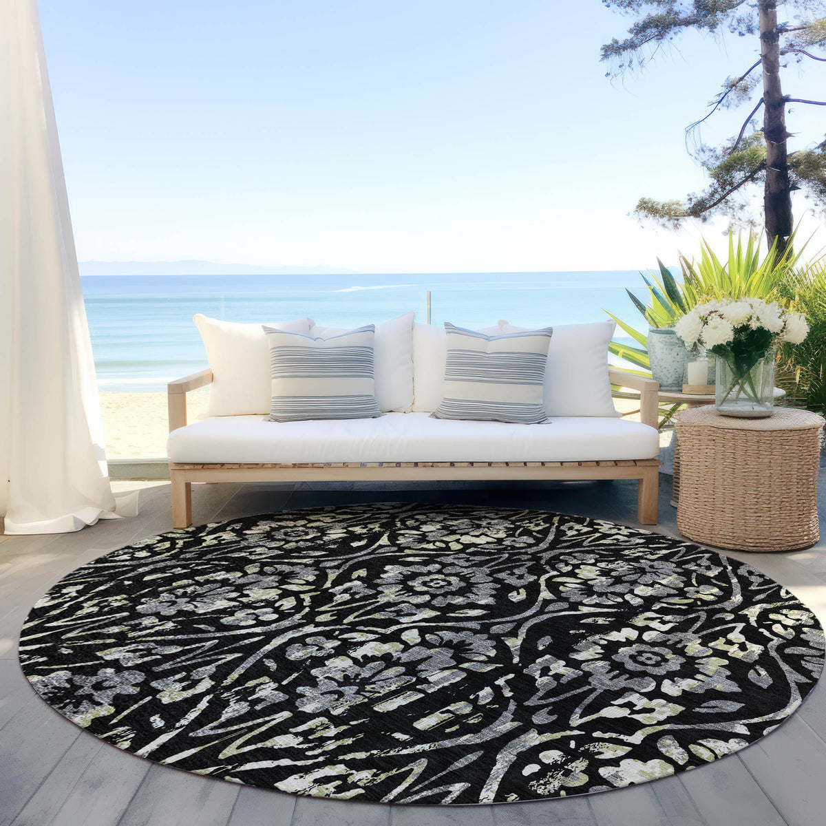 addison chantille acn868 black rug