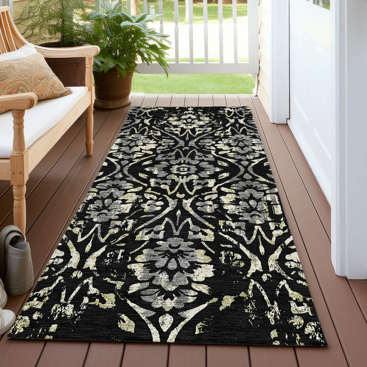 addison chantille acn868 black rug