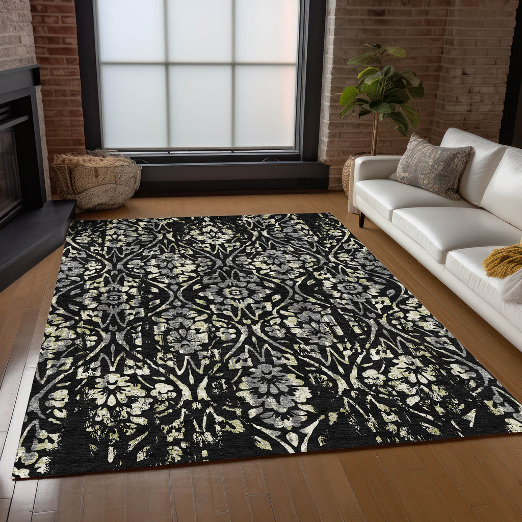 addison chantille acn868 black rug