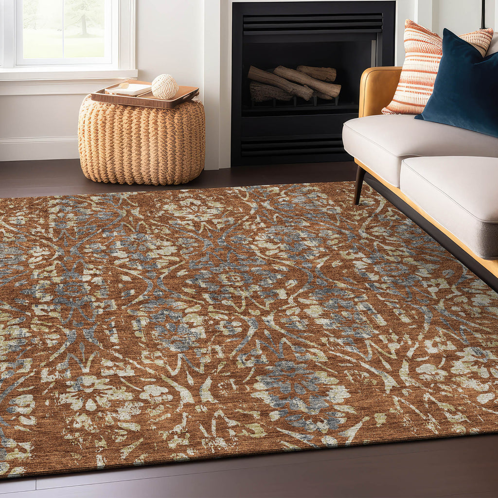 addison chantille acn868 paprika rug