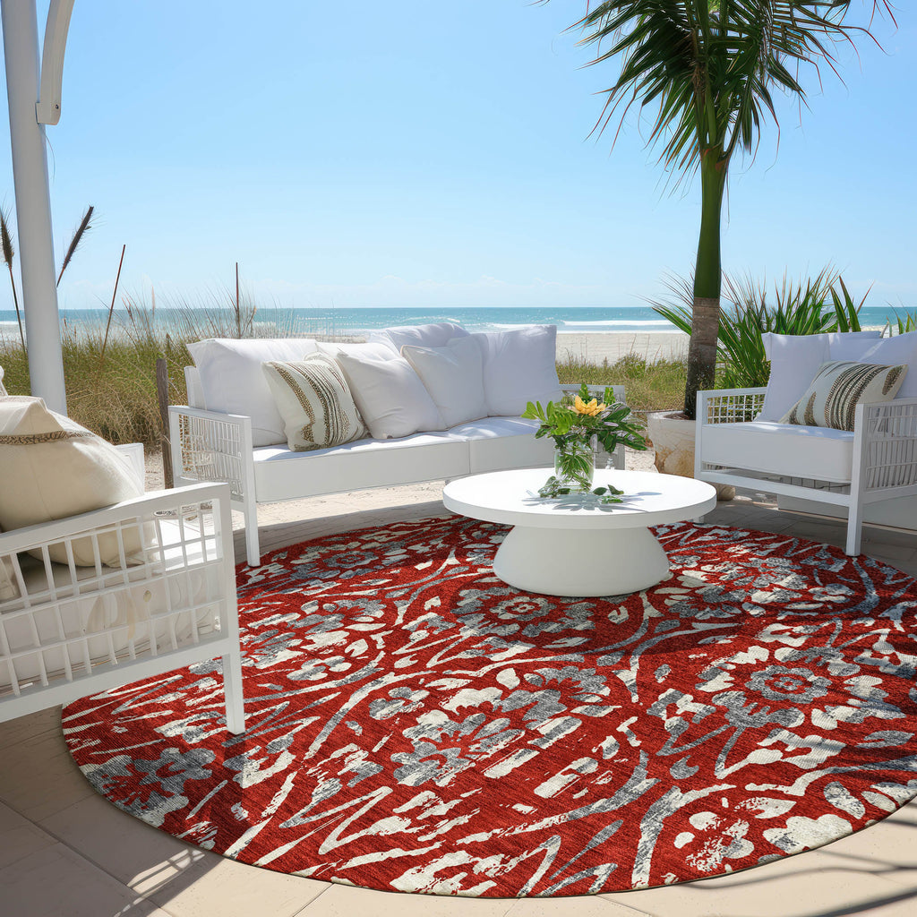 addison chantille acn868 red rug