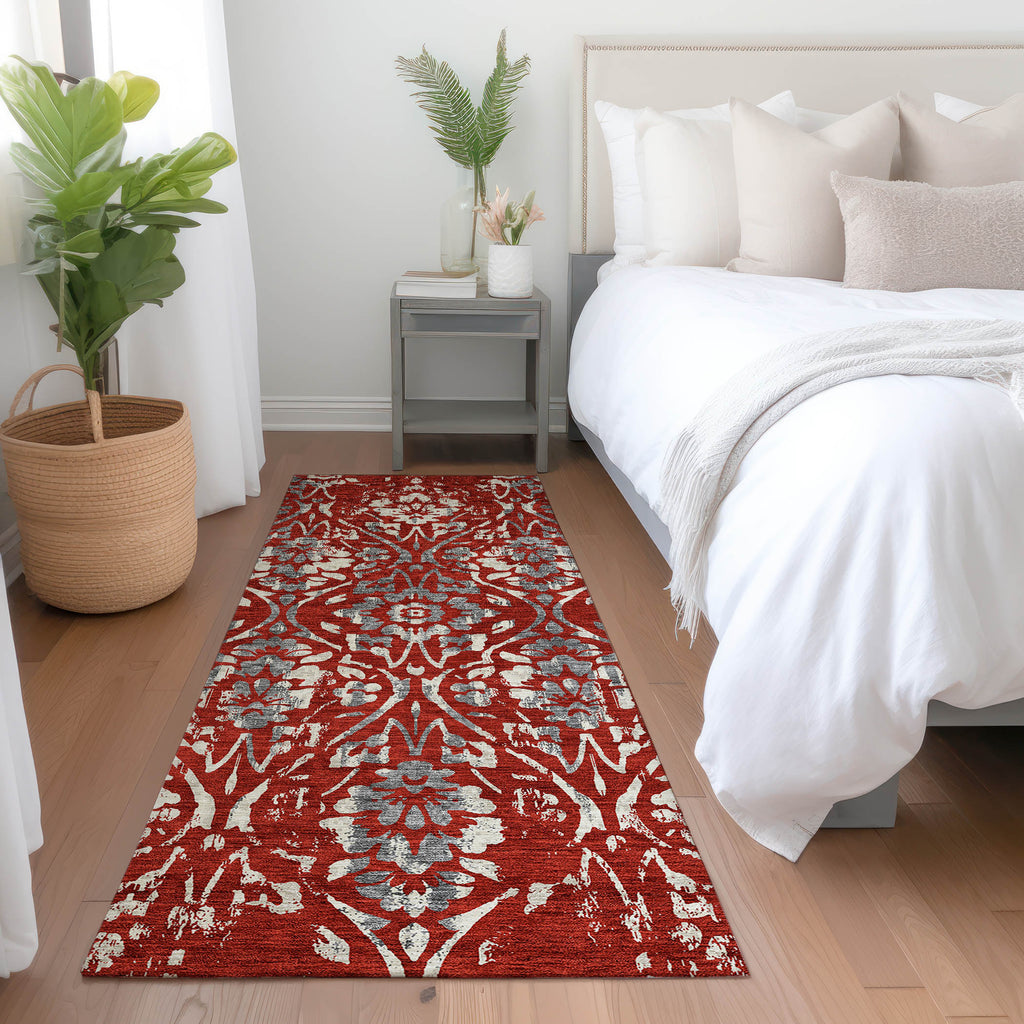 addison chantille acn868 red rug