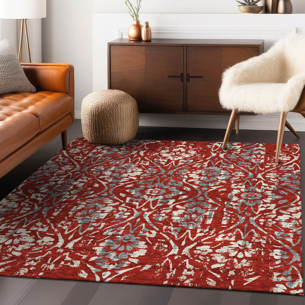 addison chantille acn868 red rug