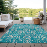 addison chantille acn868 teal rug