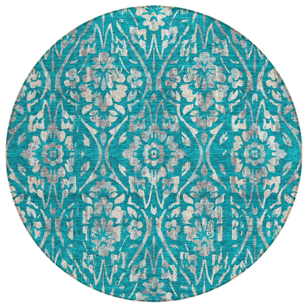 addison chantille acn868 teal rug