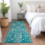 addison chantille acn868 teal rug