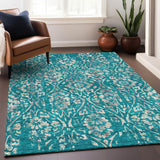 addison chantille acn868 teal rug