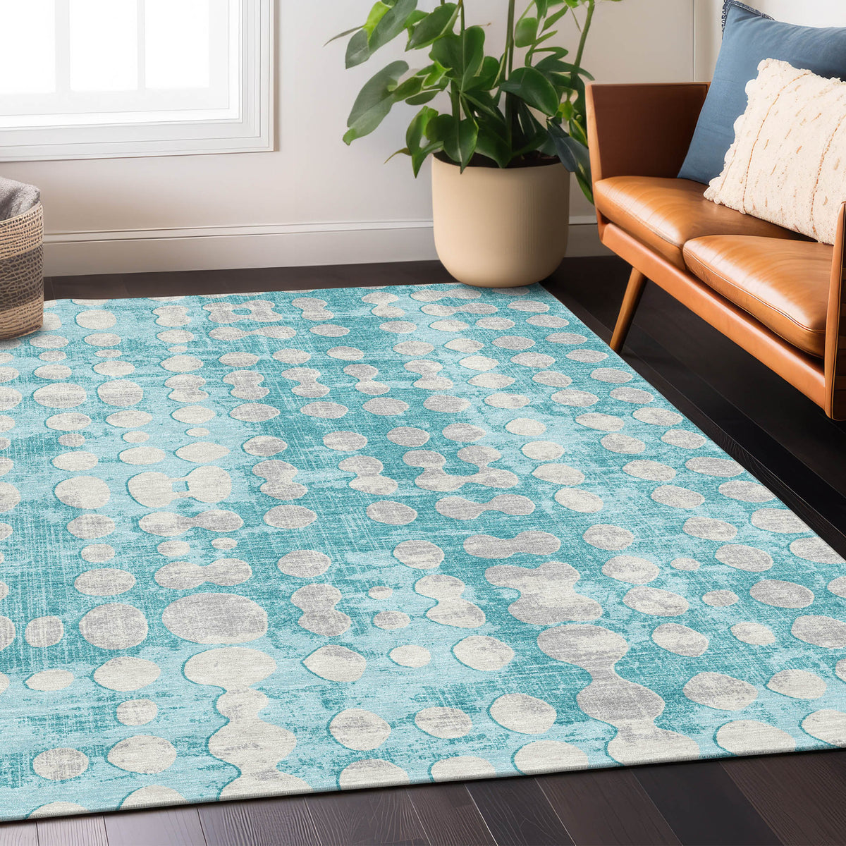 addison chantille acn869 teal rug