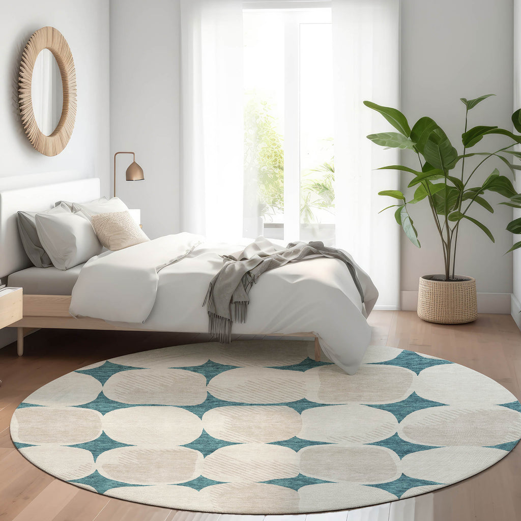 addison chantille acn870 teal rug