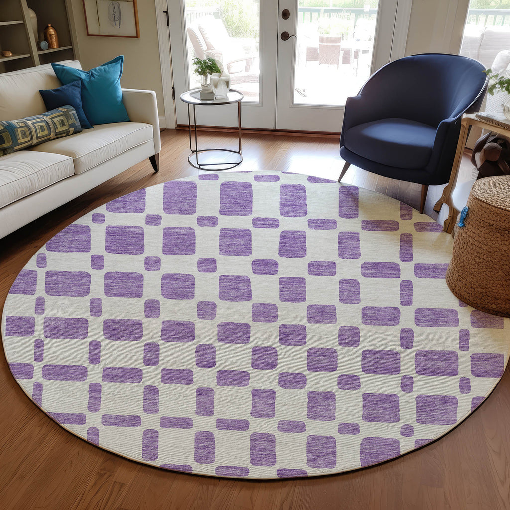 addison chantille acn871 purple rug