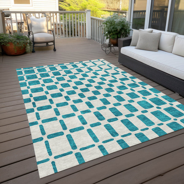 addison chantille acn871 teal rug