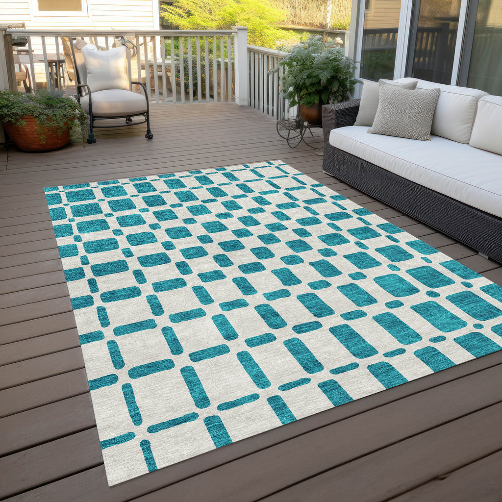 addison chantille acn871 teal rug