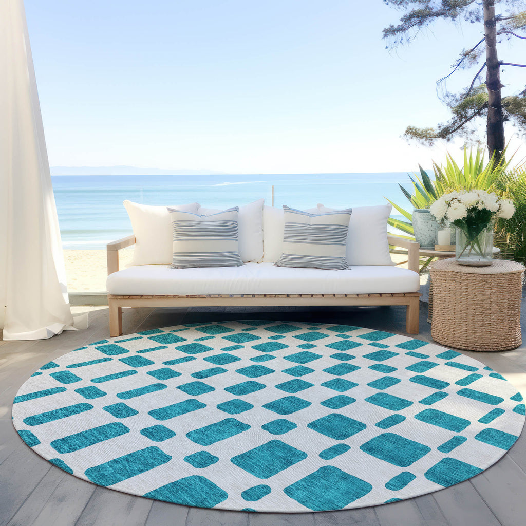 addison chantille acn871 teal rug