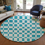 addison chantille acn871 teal rug