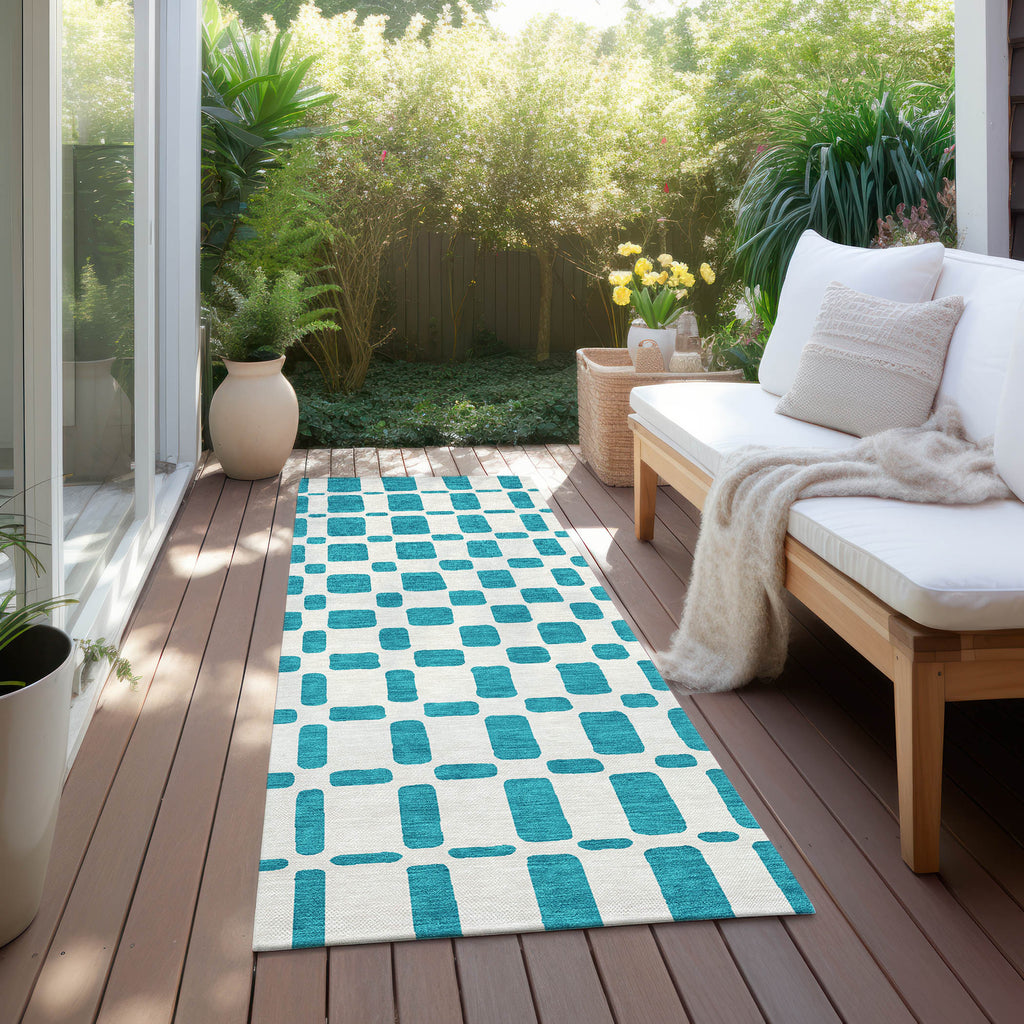 addison chantille acn871 teal rug