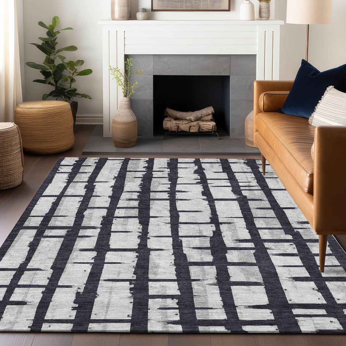addison chantille acn872 black rug