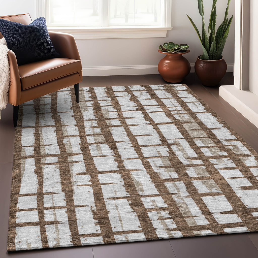 addison chantille acn872 chocolate rug