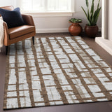 addison chantille acn872 chocolate rug
