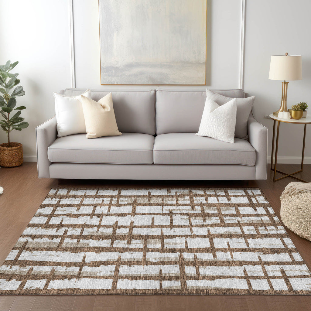 addison chantille acn872 chocolate rug