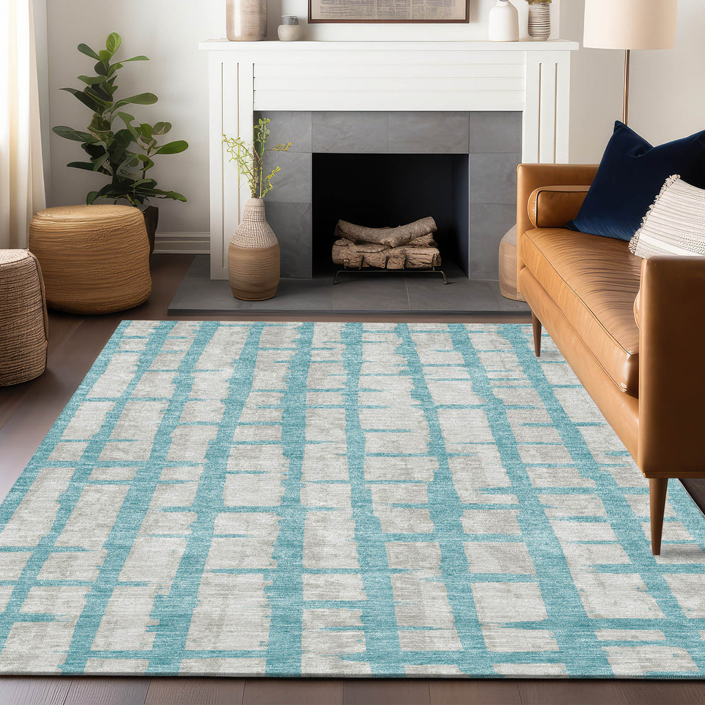 addison chantille acn872 teal rug
