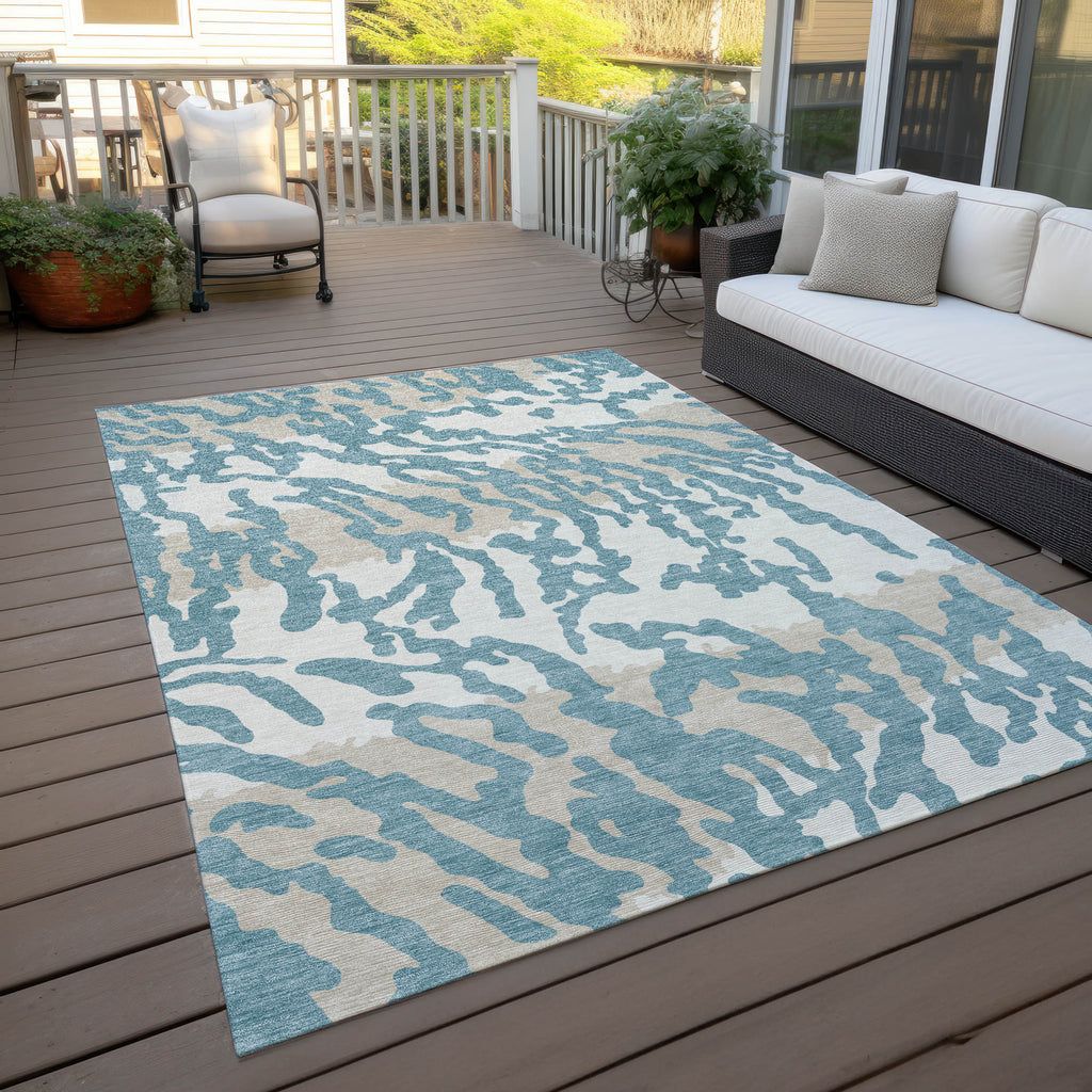 addison chantille acn873 teal rug