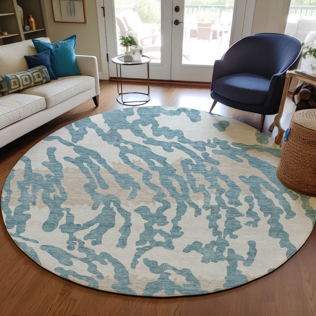 addison chantille acn873 teal rug