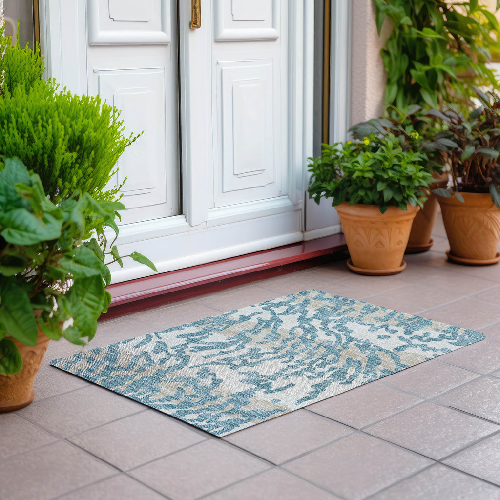 addison chantille acn873 teal rug