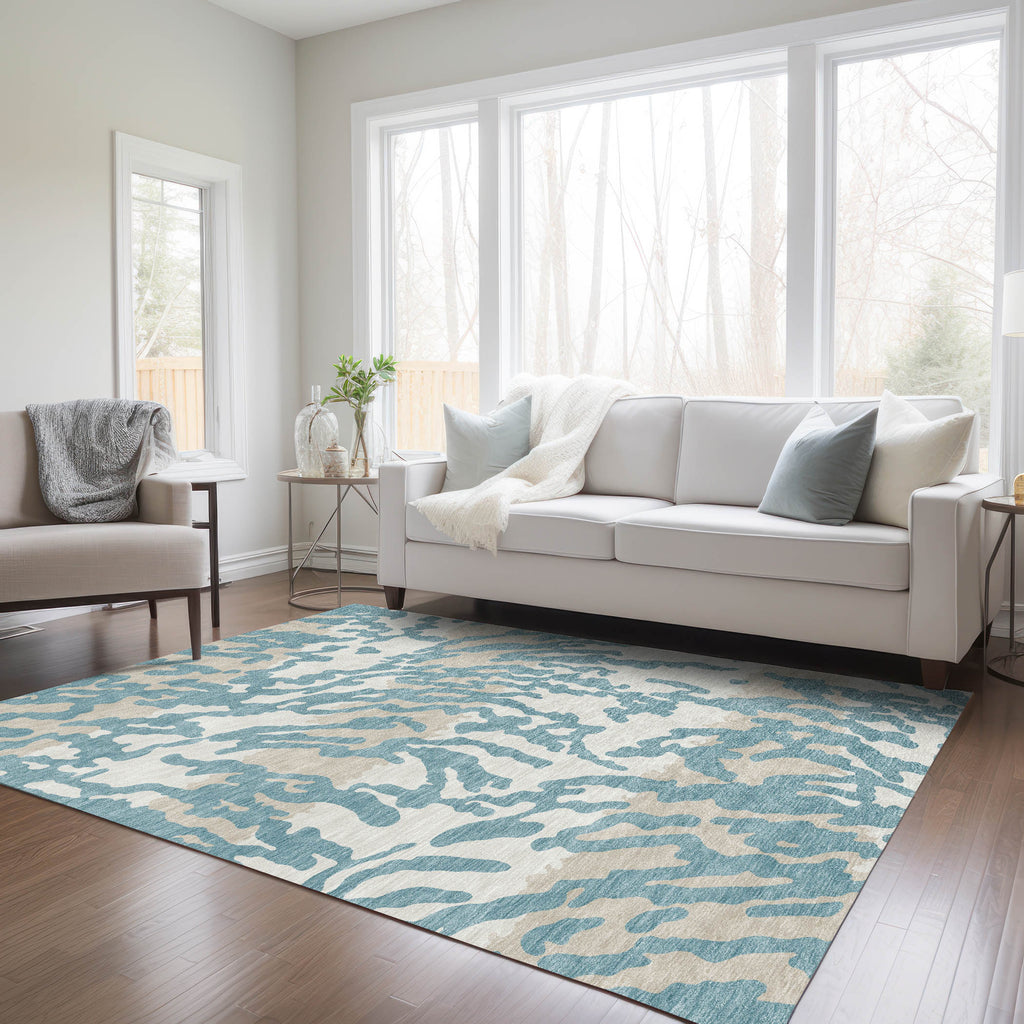 addison chantille acn873 teal rug