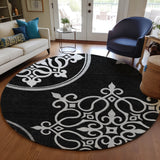addison chantille acn874 black rug