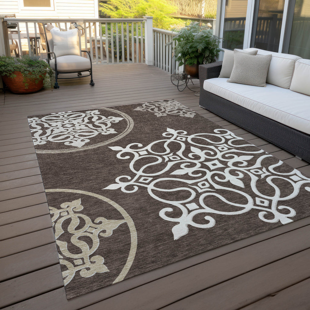 addison chantille acn874 chocolate rug