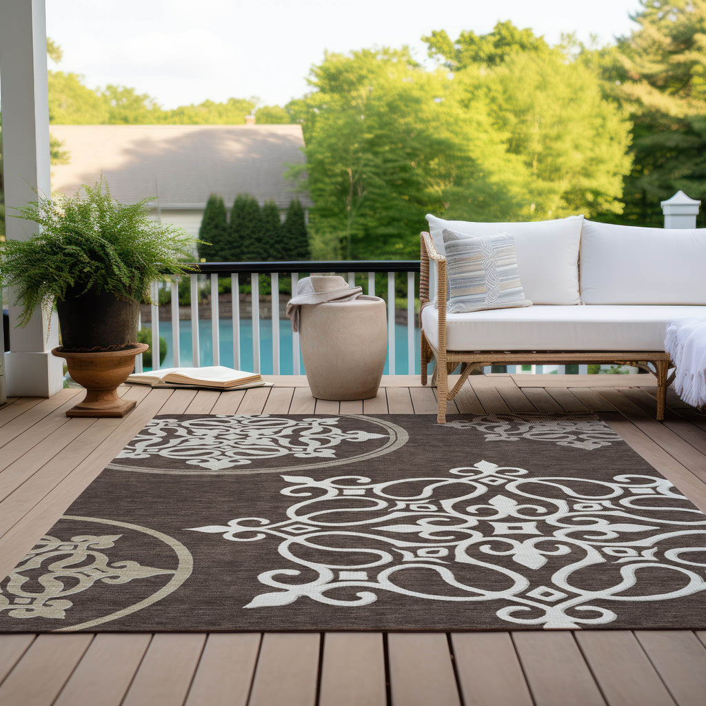 addison chantille acn874 chocolate rug