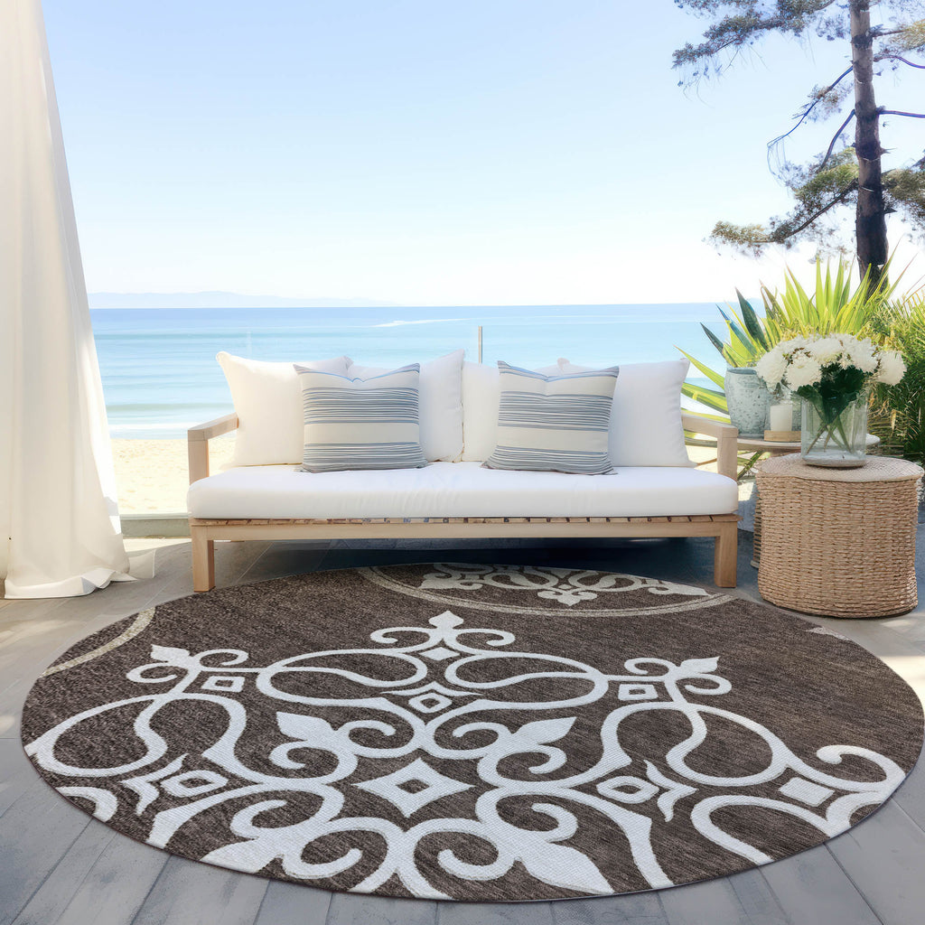 addison chantille acn874 chocolate rug