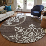 addison chantille acn874 chocolate rug
