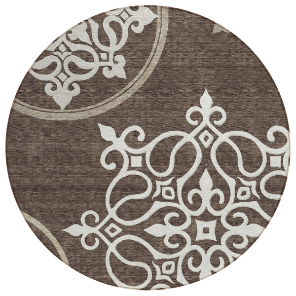 addison chantille acn874 chocolate rug