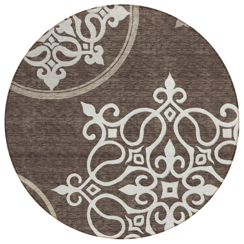 addison chantille acn874 chocolate rug