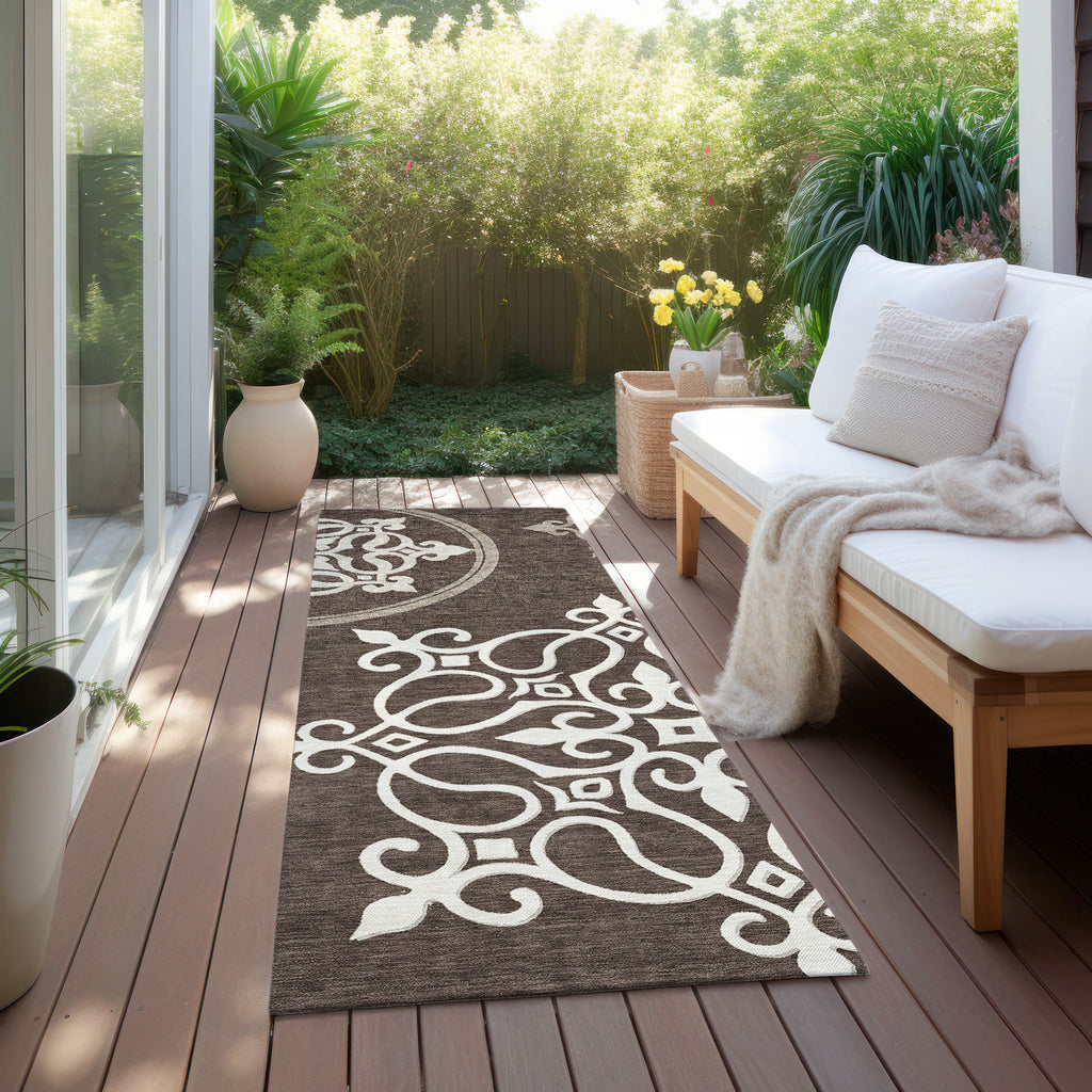 addison chantille acn874 chocolate rug