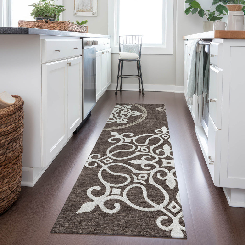 addison chantille acn874 chocolate rug