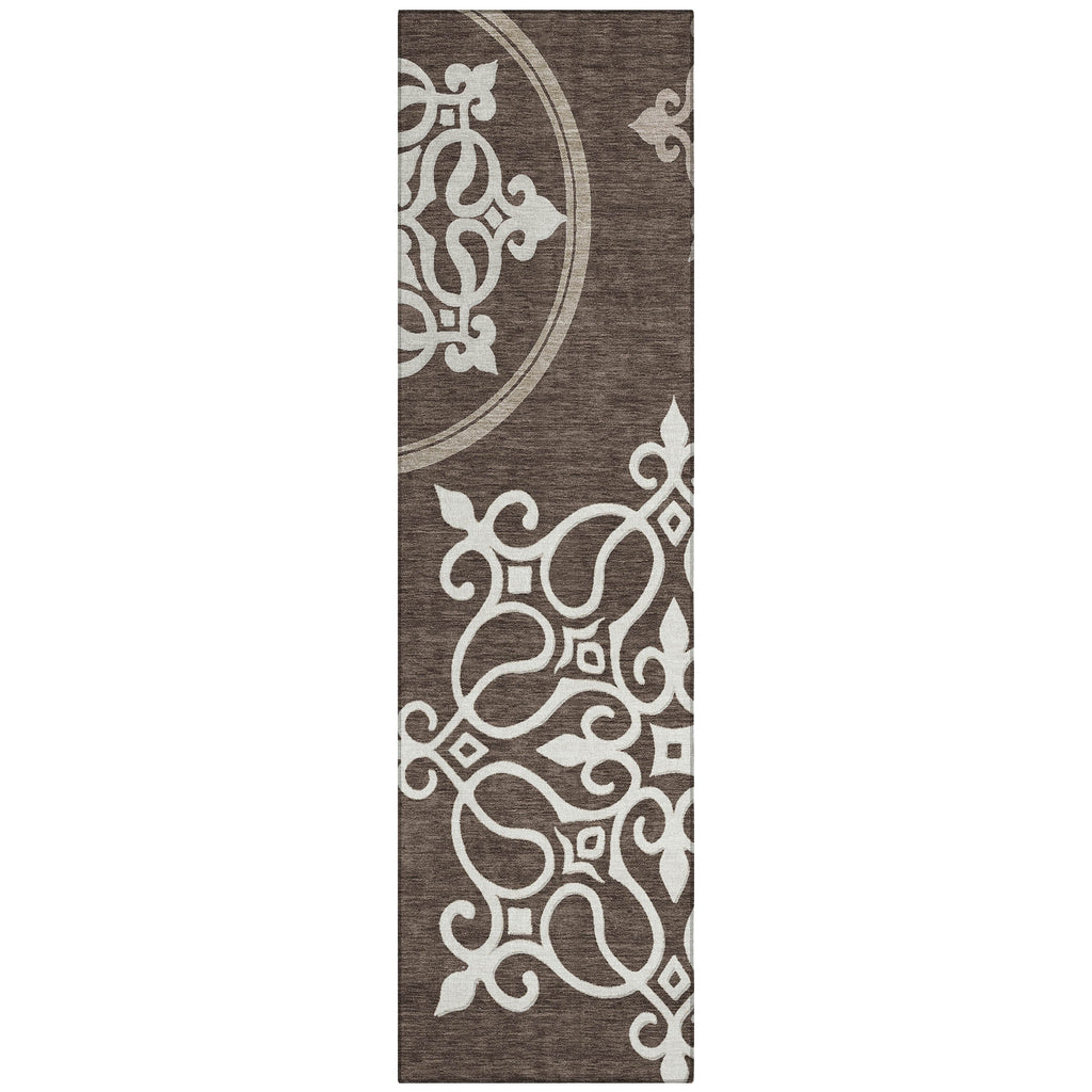 addison chantille acn874 chocolate rug