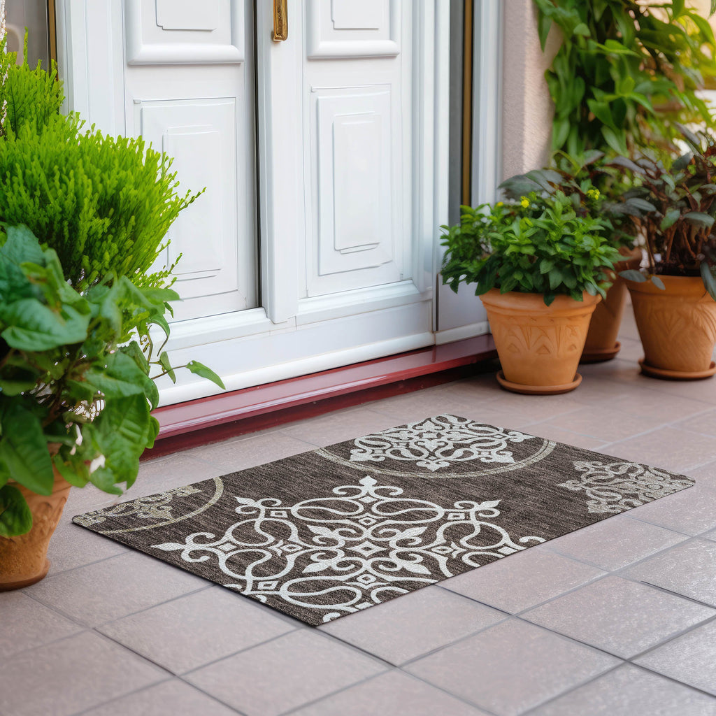 addison chantille acn874 chocolate rug
