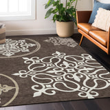addison chantille acn874 chocolate rug