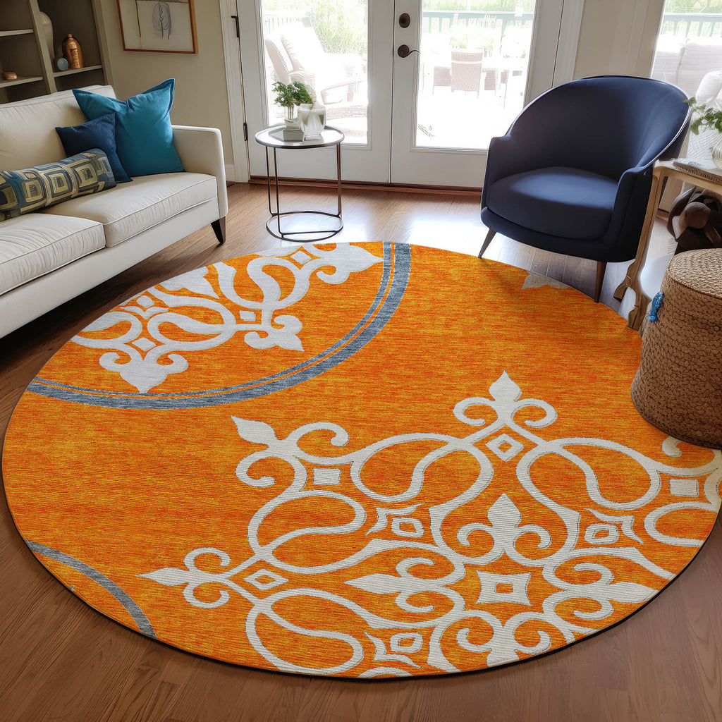 addison chantille acn874 orange rug